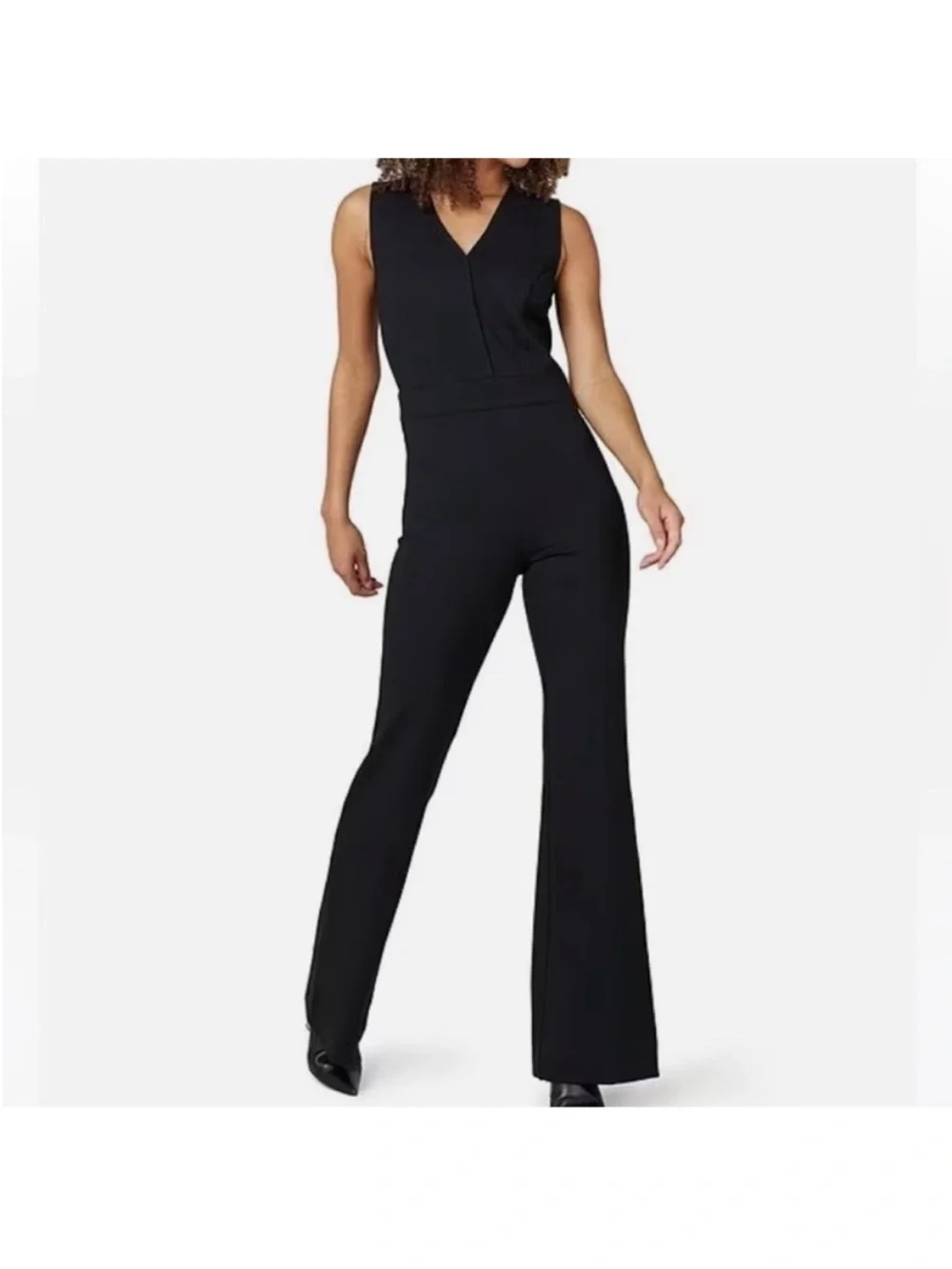 SPANX Small Regular Jumpsuit Perfect Sleeveless Jumpsuit in classic black NWT - Picture 10 of 14